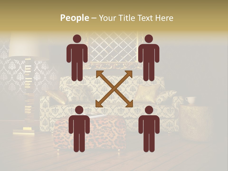 Classic Lamp Furniture PowerPoint Template