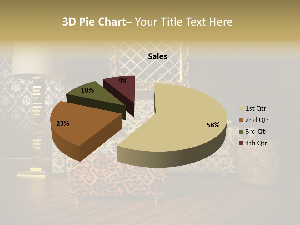 Classic Lamp Furniture PowerPoint Template