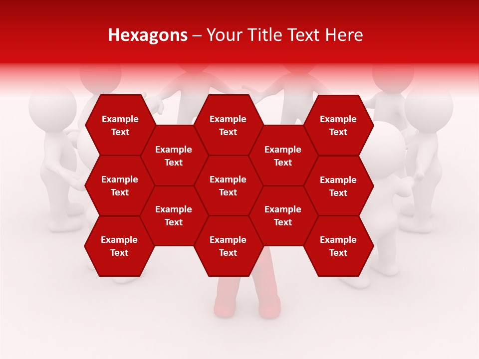 Figure Partner Handshake PowerPoint Template