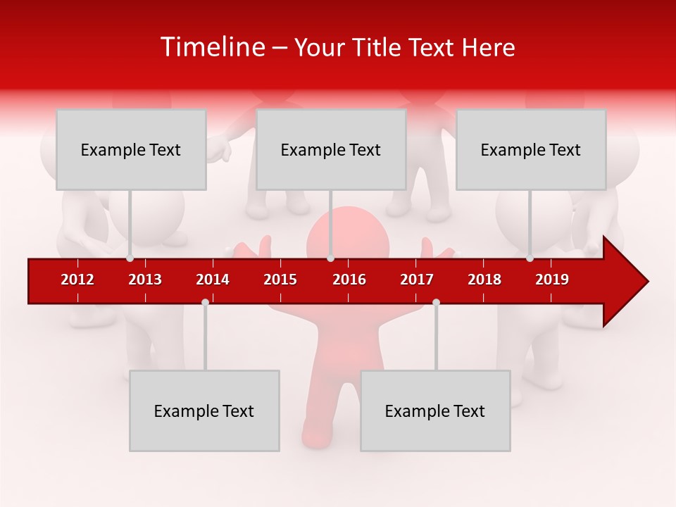 Figure Partner Handshake PowerPoint Template