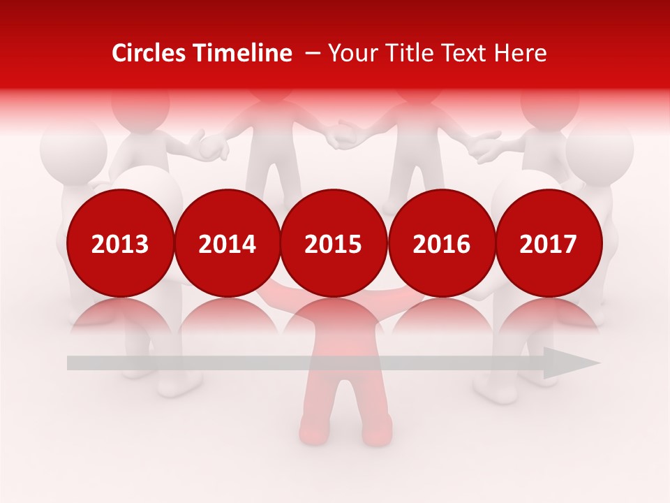 Figure Partner Handshake PowerPoint Template