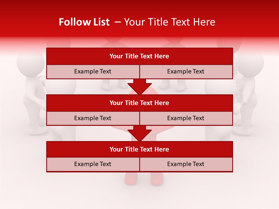 Figure Partner Handshake PowerPoint Template