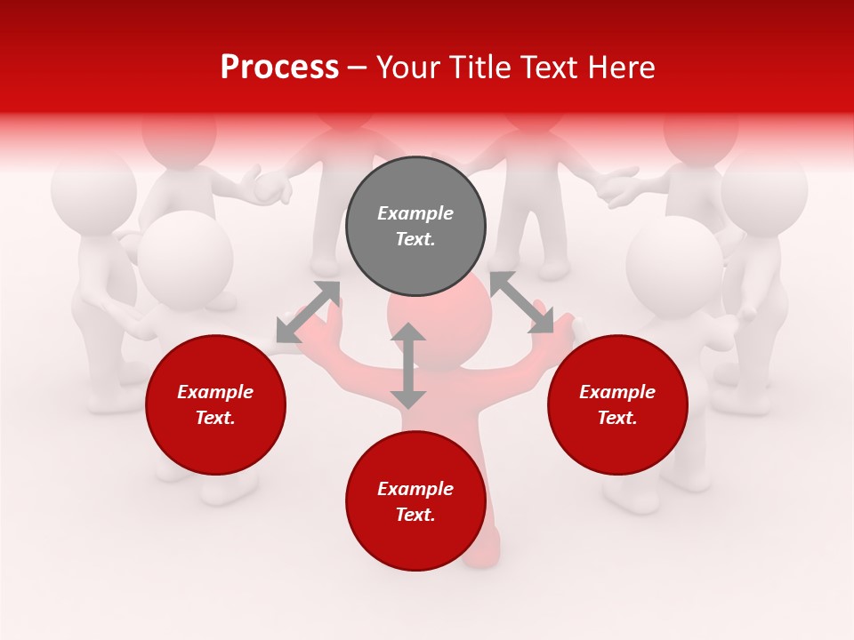 Figure Partner Handshake PowerPoint Template