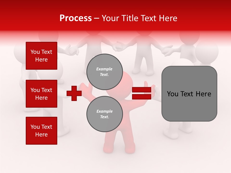 Figure Partner Handshake PowerPoint Template