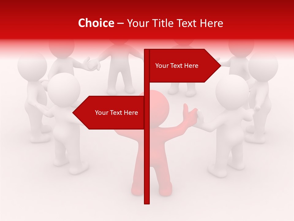 Figure Partner Handshake PowerPoint Template