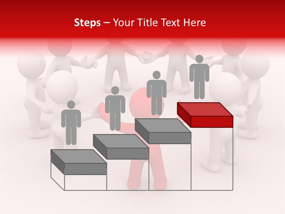 Figure Partner Handshake PowerPoint Template
