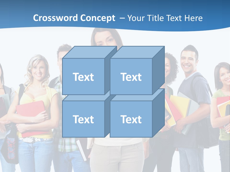 Educated People Boy PowerPoint Template