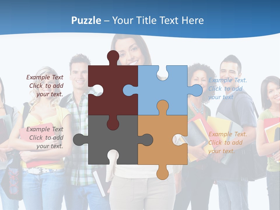 Educated People Boy PowerPoint Template