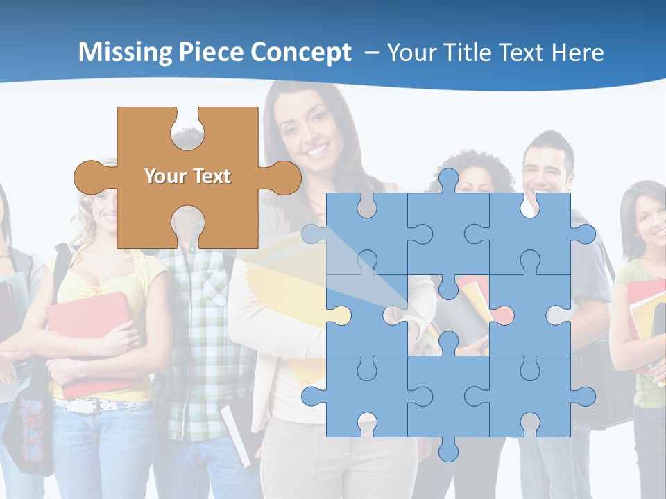 Educated People Boy PowerPoint Template