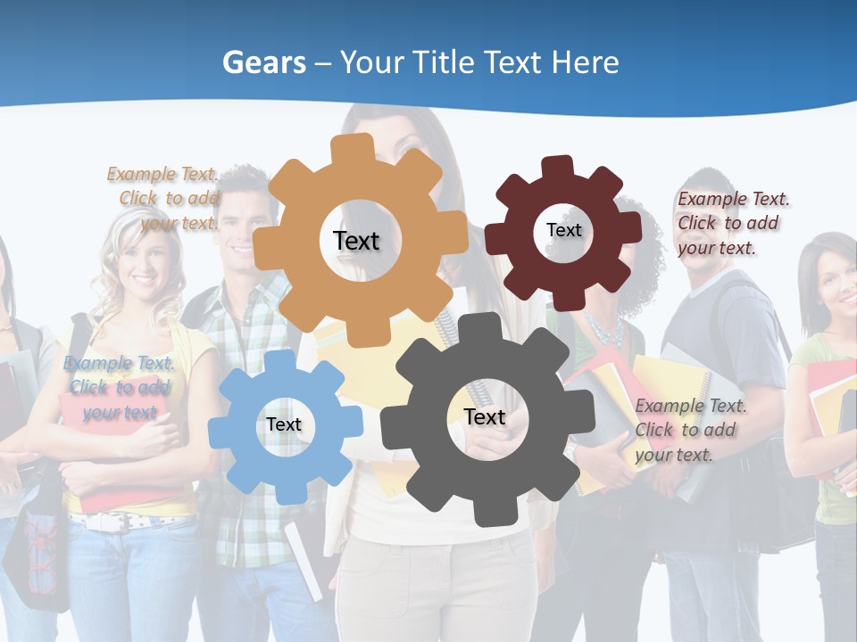 Educated People Boy PowerPoint Template