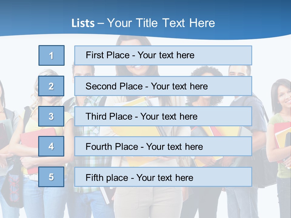 Educated People Boy PowerPoint Template