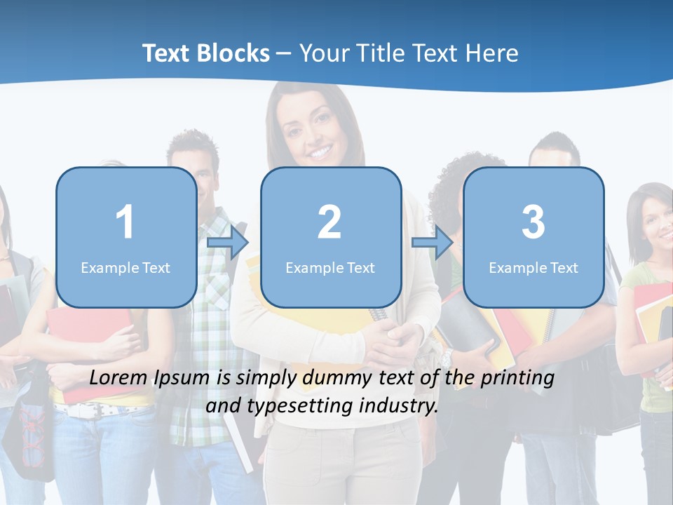 Educated People Boy PowerPoint Template