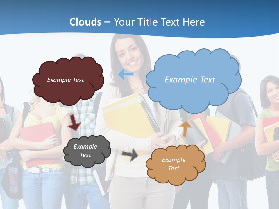 Educated People Boy PowerPoint Template