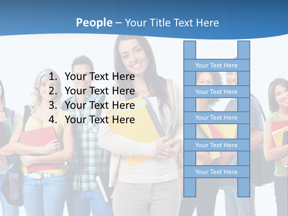 Educated People Boy PowerPoint Template