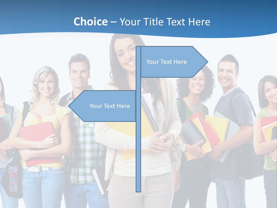 Educated People Boy PowerPoint Template