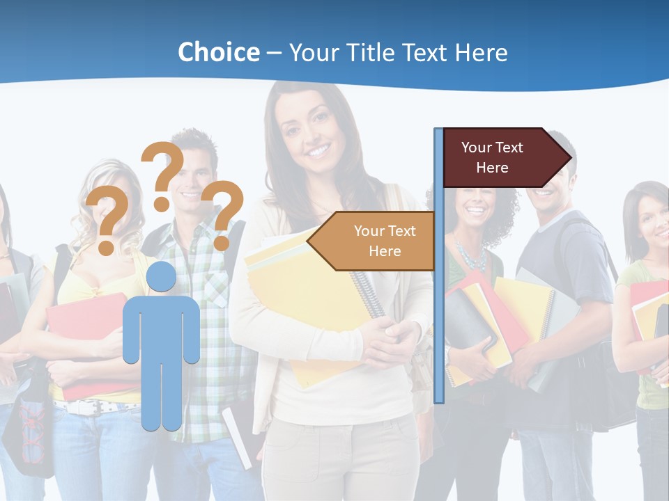 Educated People Boy PowerPoint Template