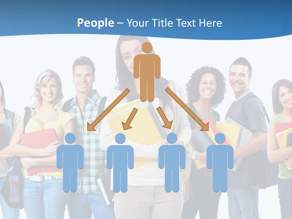 Educated People Boy PowerPoint Template