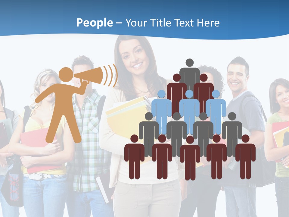 Educated People Boy PowerPoint Template