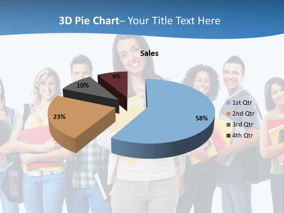 Educated People Boy PowerPoint Template