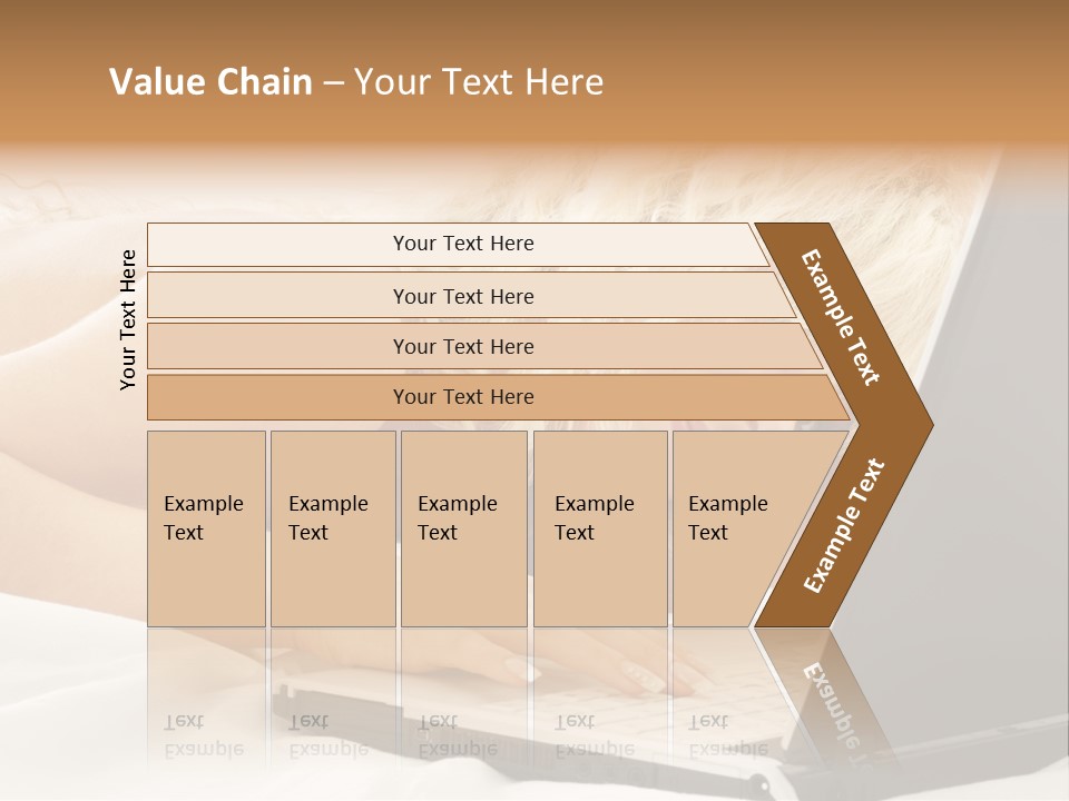 Fresh Bedroom Lady PowerPoint Template