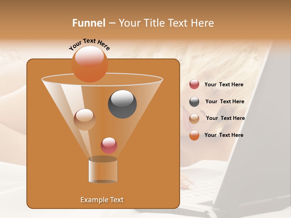 Fresh Bedroom Lady PowerPoint Template