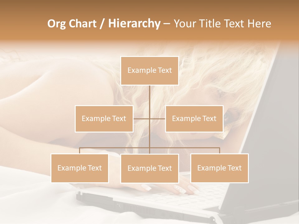 Fresh Bedroom Lady PowerPoint Template