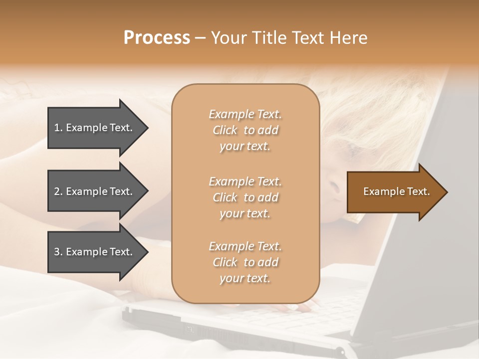 Fresh Bedroom Lady PowerPoint Template