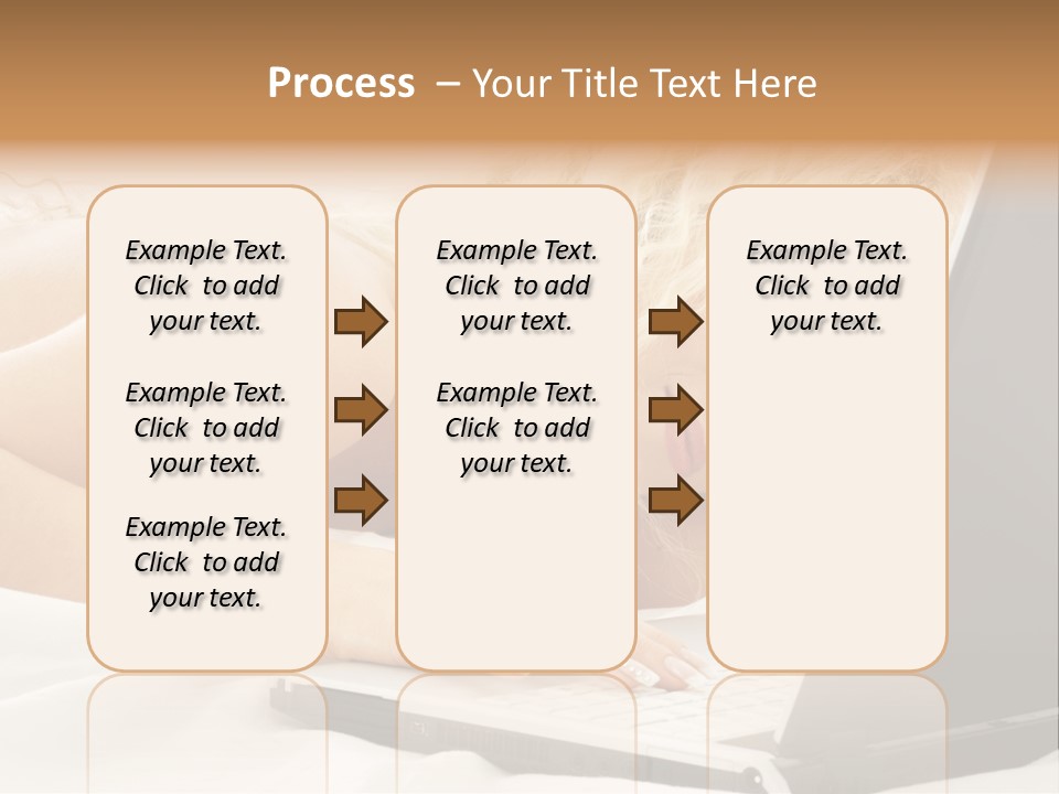 Fresh Bedroom Lady PowerPoint Template