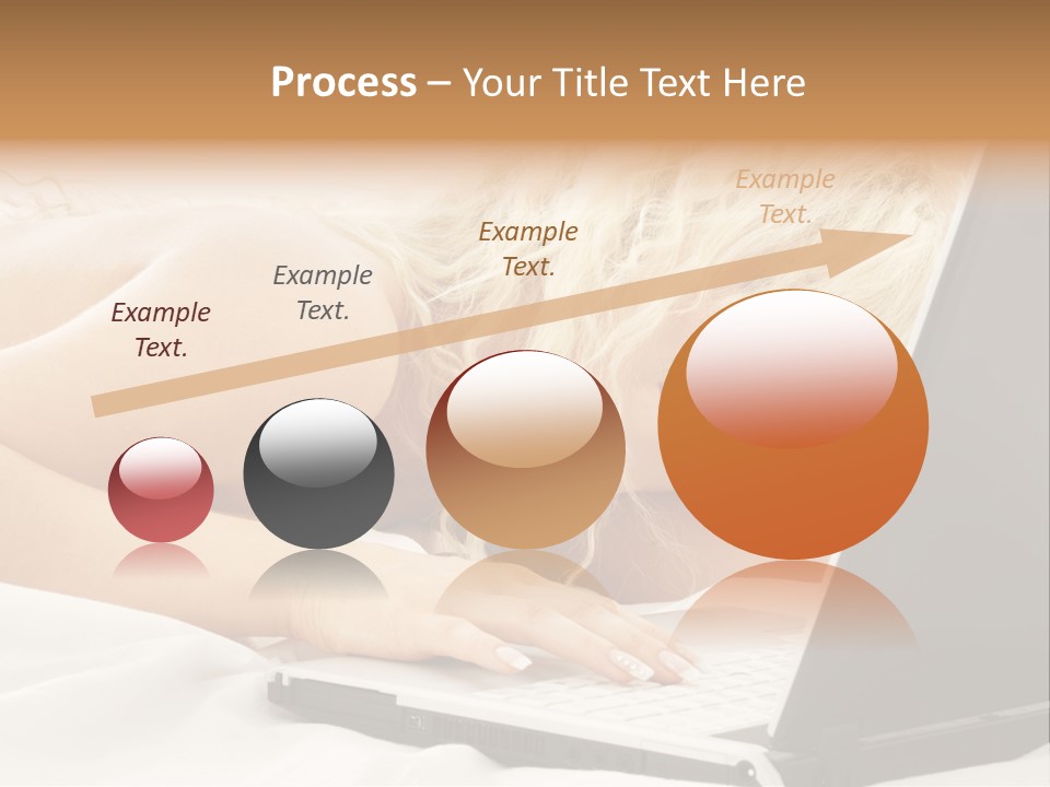 Fresh Bedroom Lady PowerPoint Template