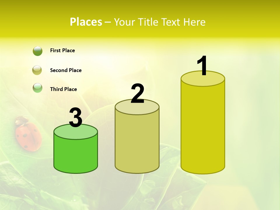 Natural Leaf Spring PowerPoint Template