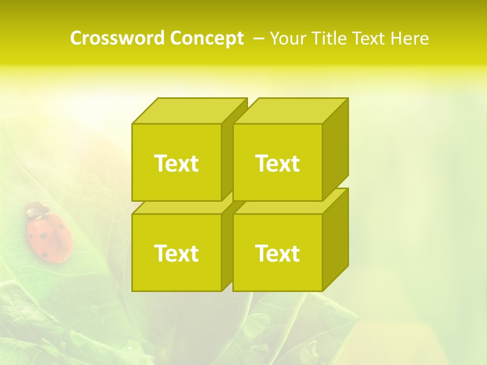 Natural Leaf Spring PowerPoint Template