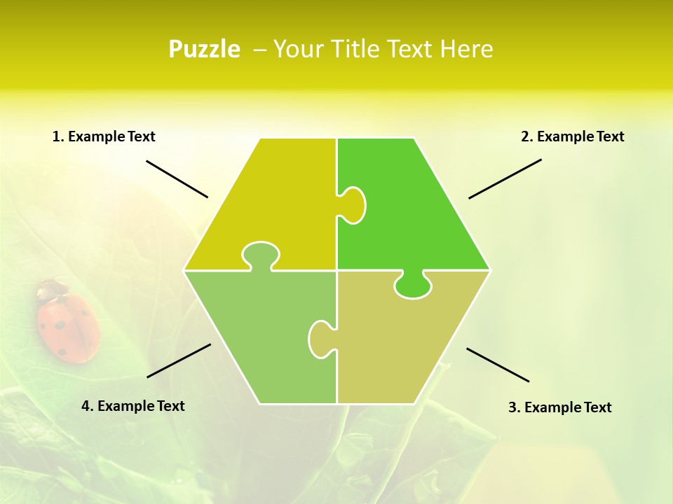 Natural Leaf Spring PowerPoint Template
