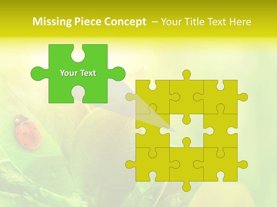 Natural Leaf Spring PowerPoint Template