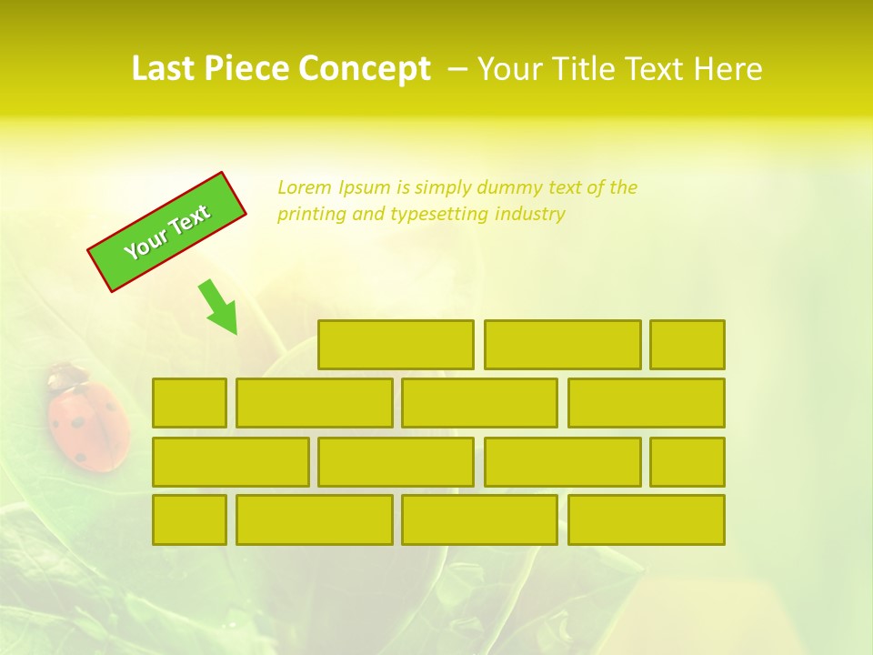 Natural Leaf Spring PowerPoint Template
