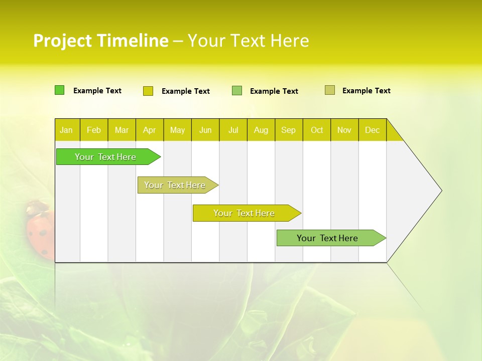Natural Leaf Spring PowerPoint Template