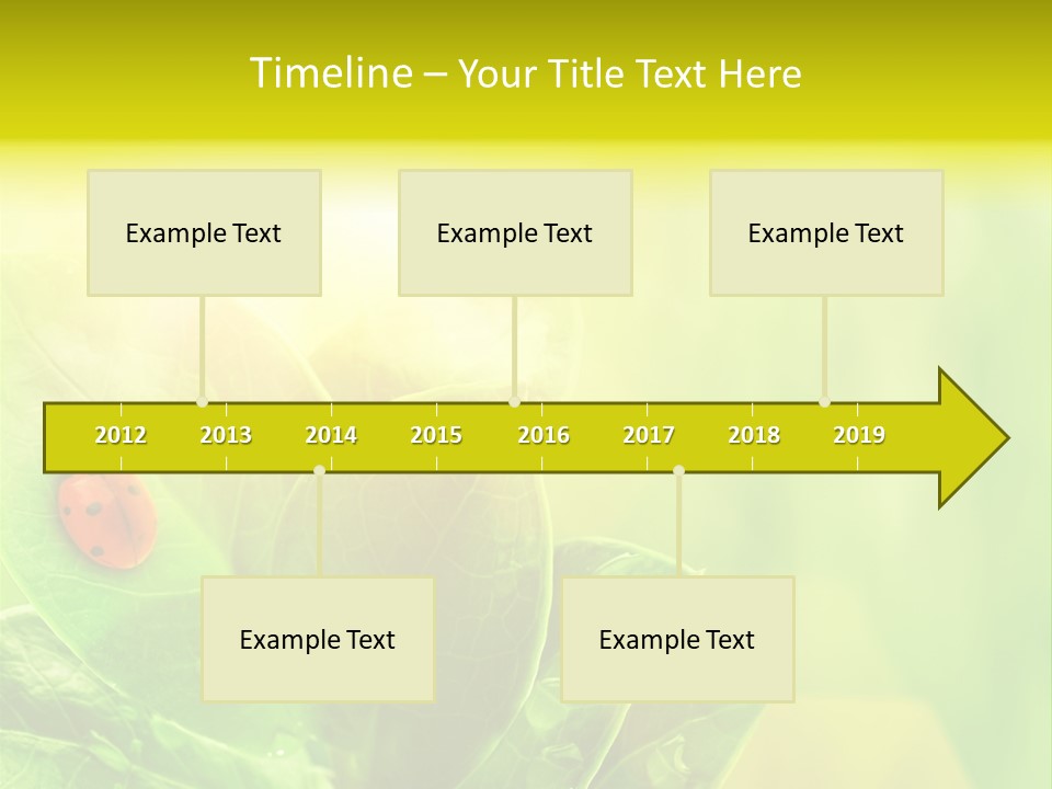 Natural Leaf Spring PowerPoint Template