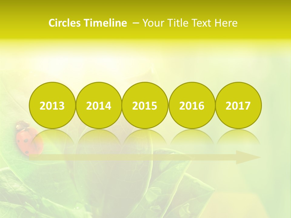 Natural Leaf Spring PowerPoint Template