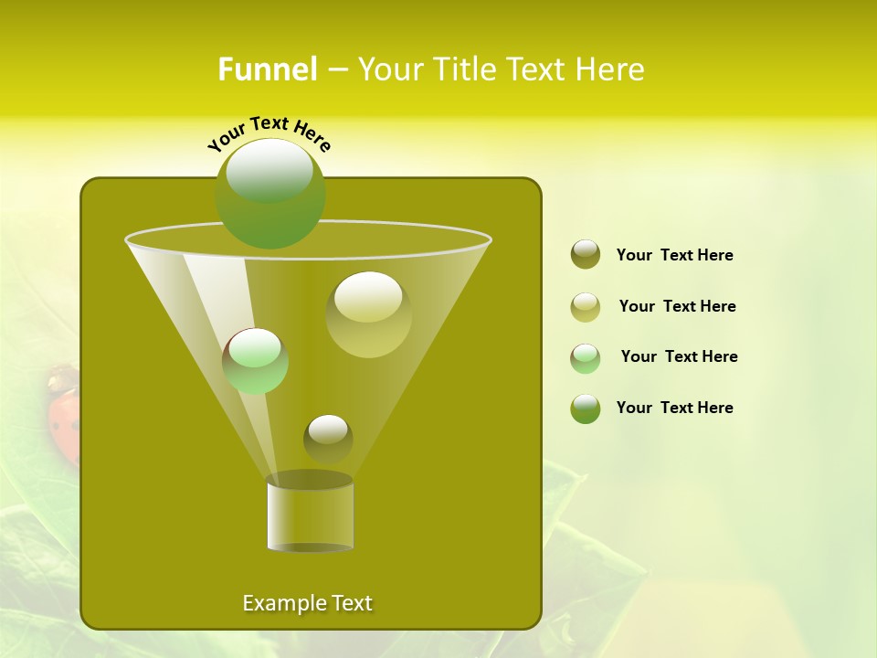 Natural Leaf Spring PowerPoint Template