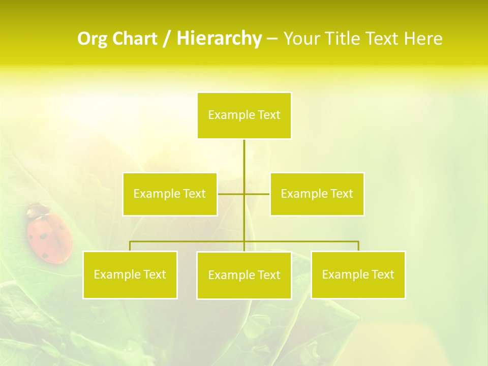 Natural Leaf Spring PowerPoint Template