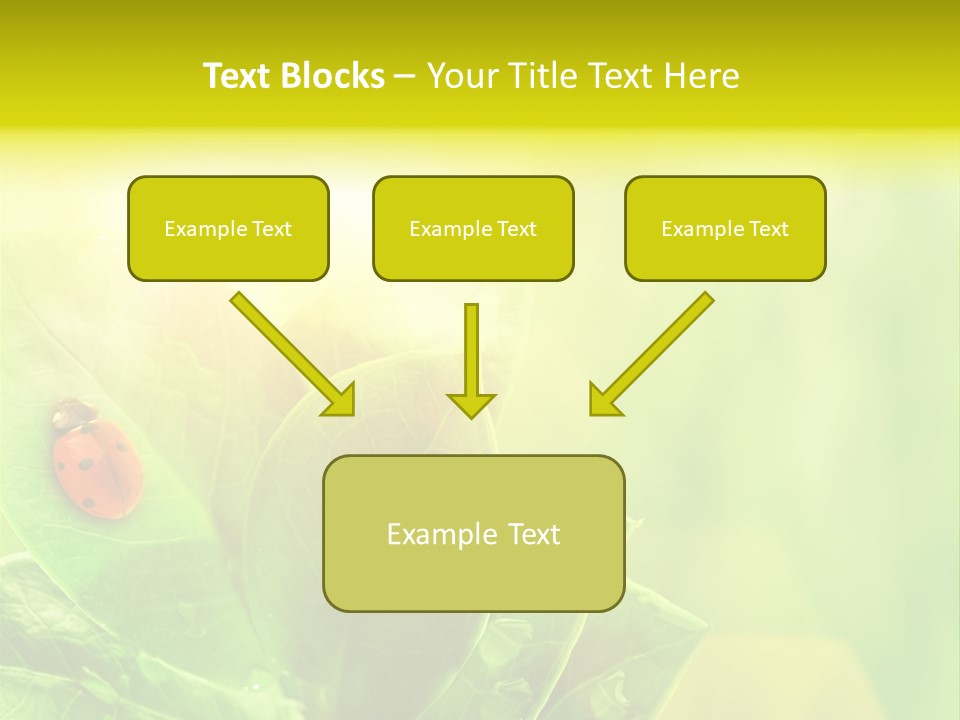 Natural Leaf Spring PowerPoint Template
