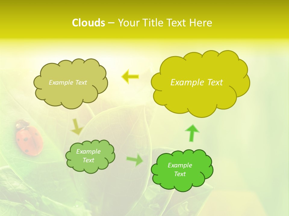 Natural Leaf Spring PowerPoint Template
