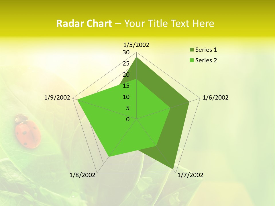 Natural Leaf Spring PowerPoint Template
