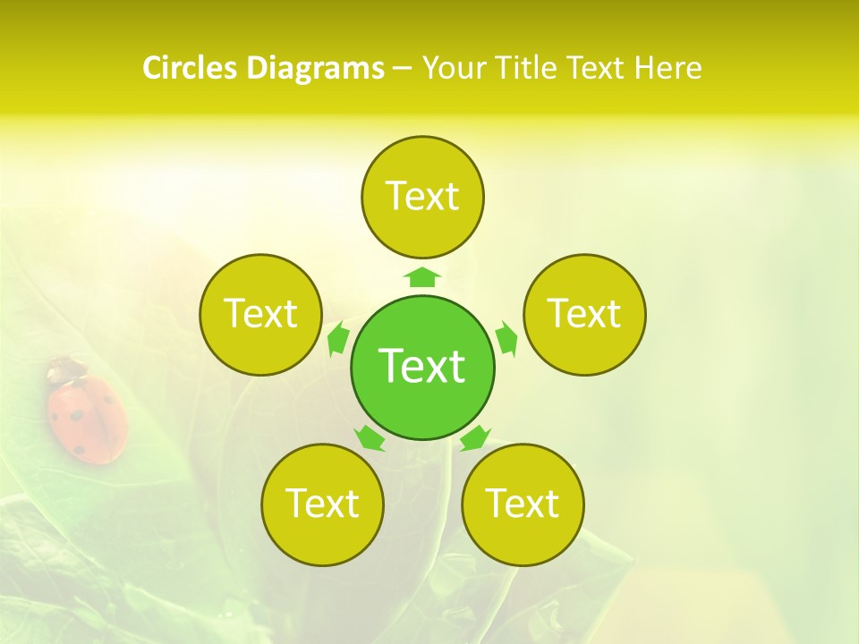 Natural Leaf Spring PowerPoint Template