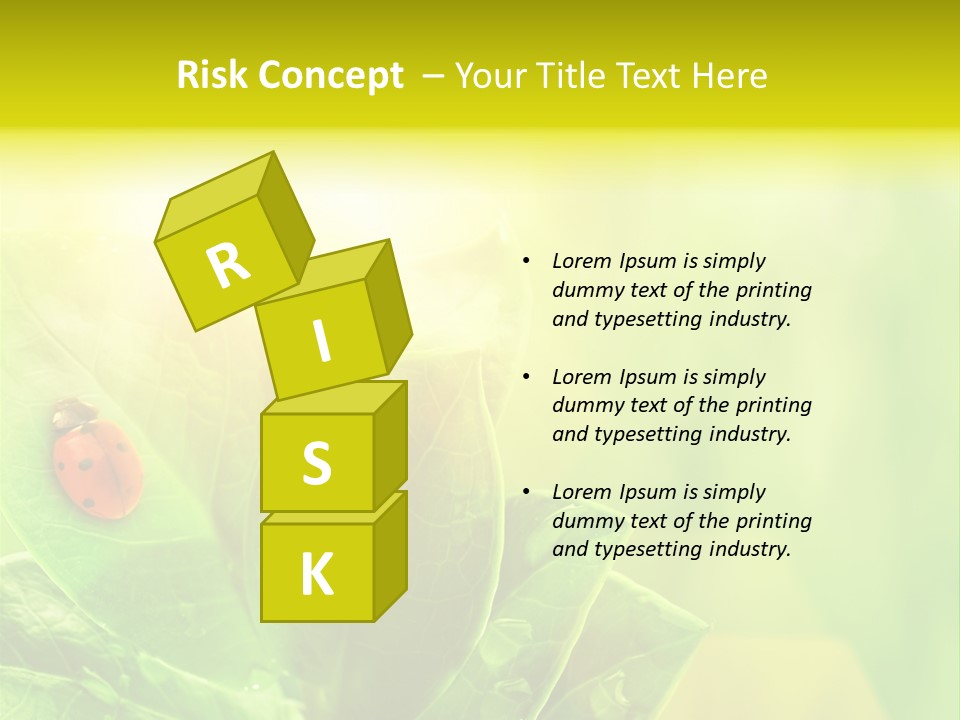 Natural Leaf Spring PowerPoint Template