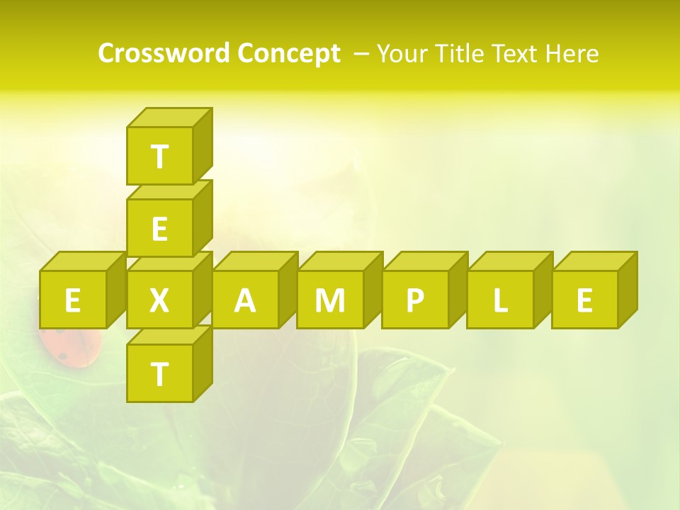 Natural Leaf Spring PowerPoint Template