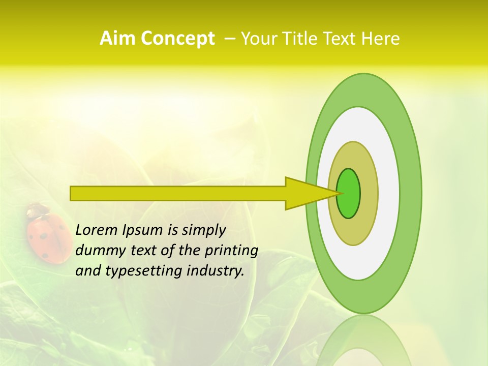 Natural Leaf Spring PowerPoint Template