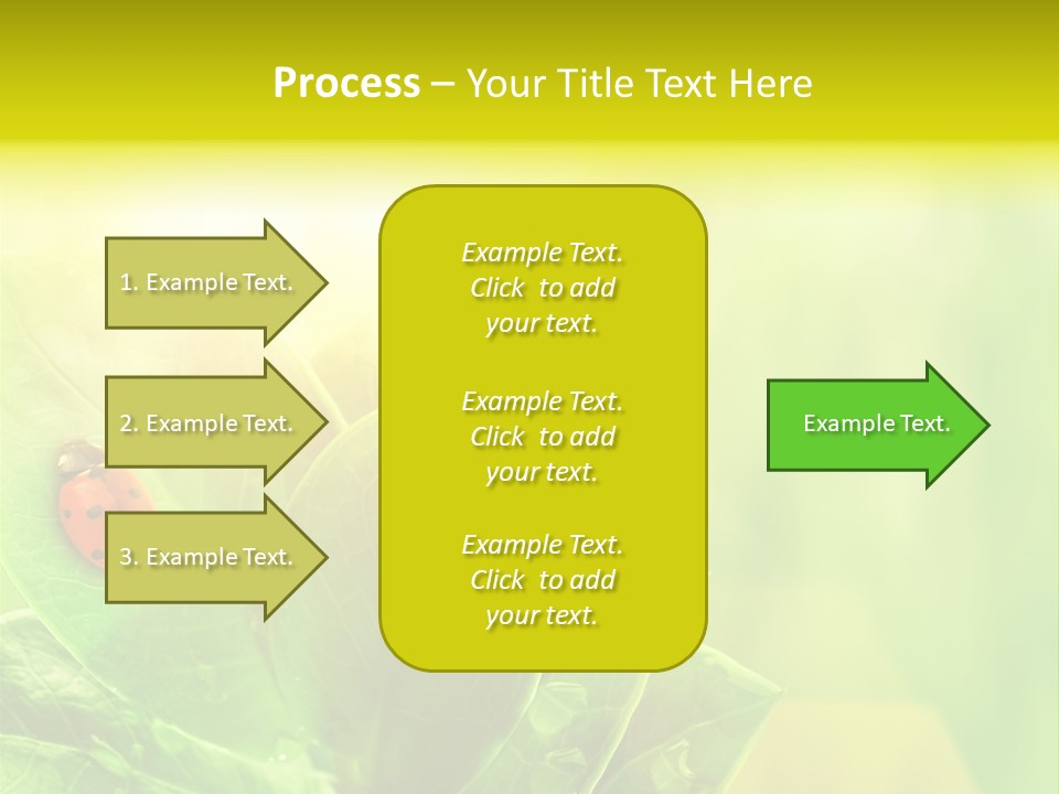Natural Leaf Spring PowerPoint Template