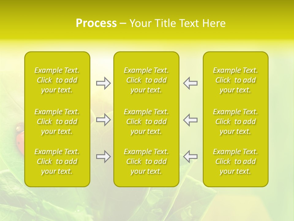 Natural Leaf Spring PowerPoint Template