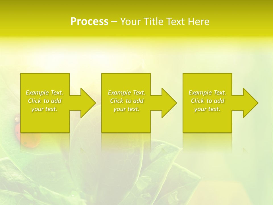 Natural Leaf Spring PowerPoint Template