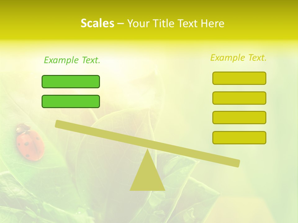 Natural Leaf Spring PowerPoint Template